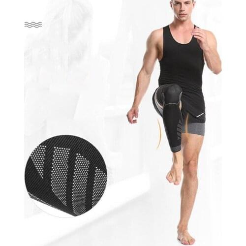 2021 New Arrival High Quality Knitted Long Compression Calf Sleeves Knee Support For Sports