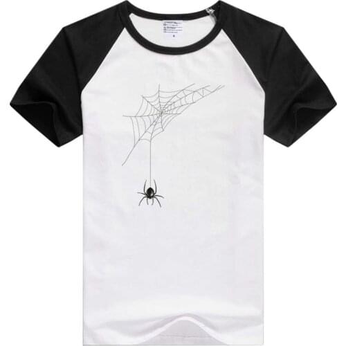 Cobweb short sleeve casual Men Women T-shirt Comfortable Tshirt Cool Print Tops Fashion Tees GA1031