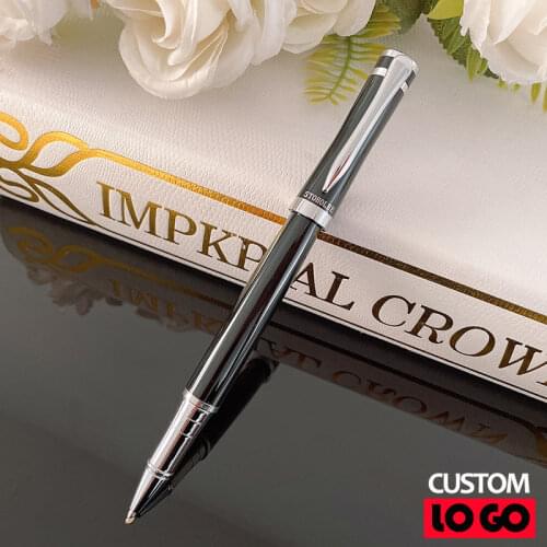 Luxury Metal Ballpoint Pens School Business Office Signature Roller Pen Writing Ballpen Student Stationery Supplies