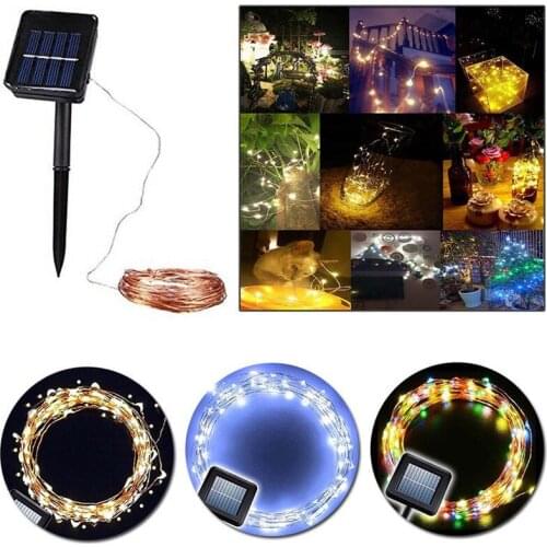 Merry Christmas Decoration Solar Led Light Outdoor 30M 300 LED Solar Lamp Outdoor Christmas Ornament New Year 2021 Navidad Decor