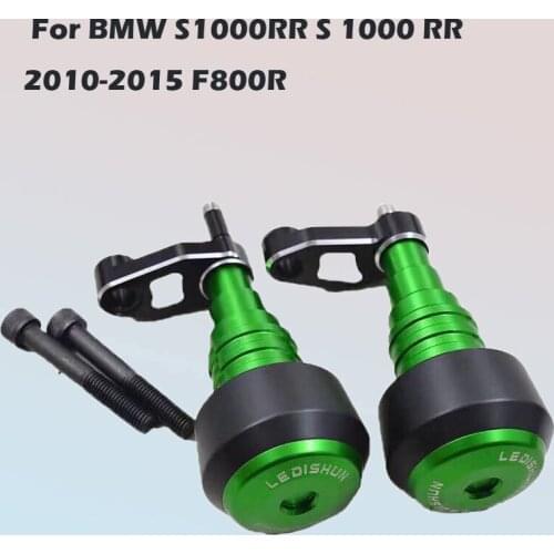 For BMW S1000RR S 1000 RR 2010-2015 F800R Motorcycle CNC Frame Sliders Crash Pad Cover Falling Protector Guard