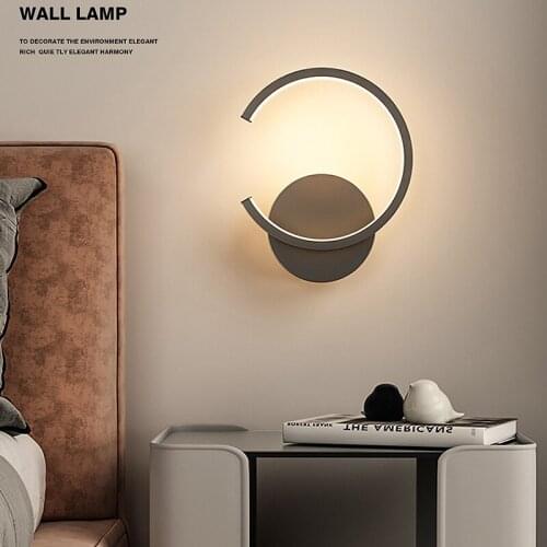 10W Modern LED Wall lamp For Bedroom Creative Bedside Lamp Nordic Living Room Background Wall Light Simple Aisle Corridor Lamps