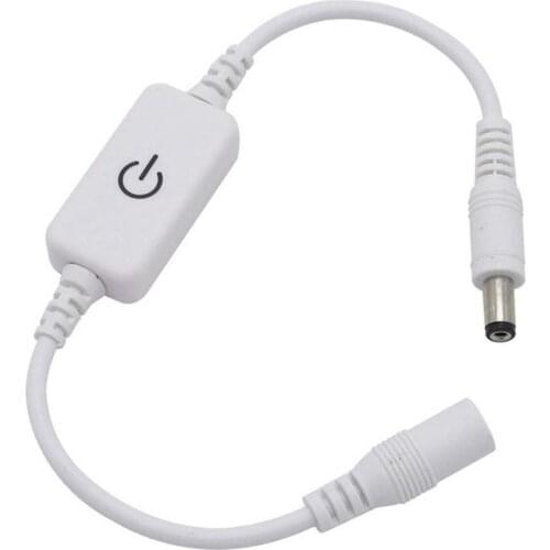 LED Strip Touch Dimmer Brightness Control LED Dimmer Switch 1keys Dimmer 12V-24V Light Switch Dimmable Brightness Adjust strip