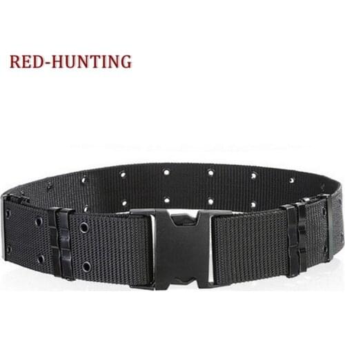 Tactical Heavy Duty Belt Metal Eyelets Police Tactical Military Belt with Quick Release Plastic Buckle