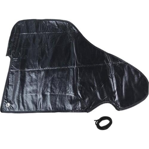 Vinyl Car Waterproof Trailer Towing Hook Connector Hitch Cover Caravan Tailer Hitch Coupling Lock Dust Protect Car Accessories