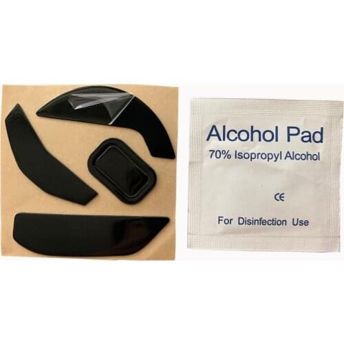 High qualify Replacement Mouse Feet Mouse Skate For Razer Basilisk Wired Mouse Black Mouse Glides Curve Edge