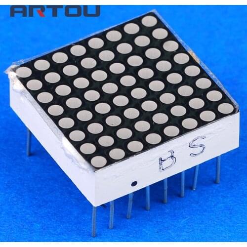 20PCS 1.9mm 8*8 Dot Matrix LED Display Red Common Anode Digital Tube