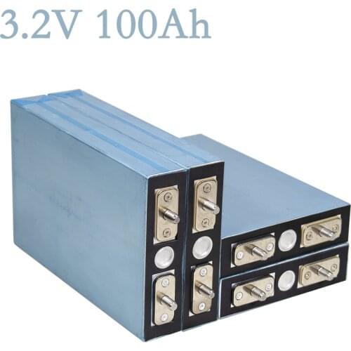 3.2V 100Ah LiFePO4 Battery Lithium iron Phosphate Cell 48V 24V 12V 100Ah Batteries for Solar RV Pack EV US EU Free Shipping