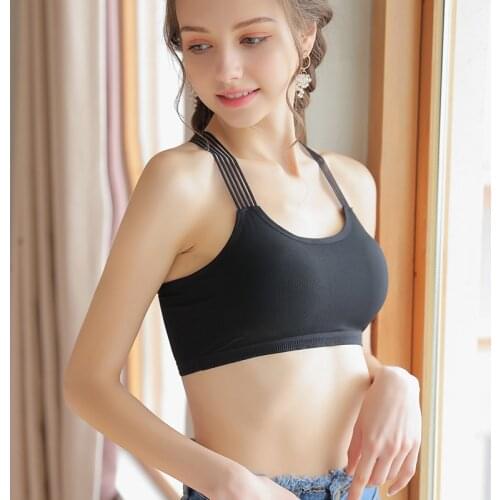 Teenage Young Girls Bra Cotton Underclothes Bra for Girl Underwear Wireless Small Training Bra for Teens Girl Underwear Clothing