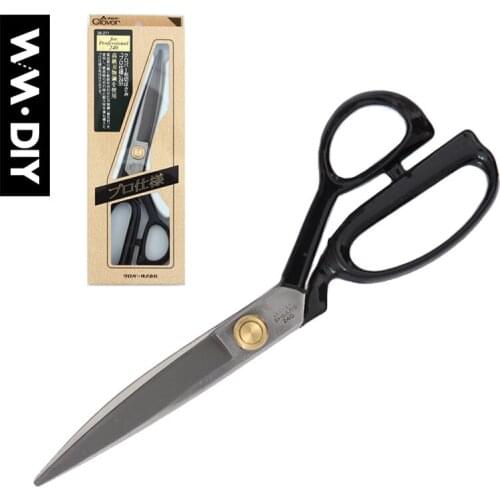 Imported from Japan Clover designer cutting scissors 24cm 36-271 garment cutting cloth vertical cutting