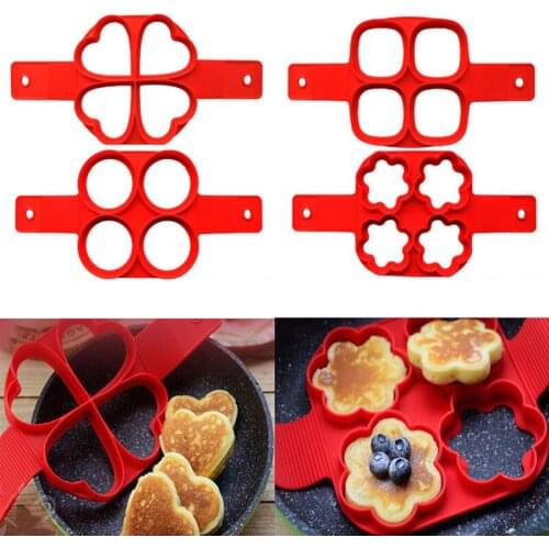Egg Pancake Maker Mold Tools Nonstick Cooking Kitchen Baking Omelet Moulds Flip Cooker Egg Ring Mold Accessories