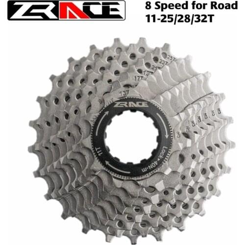ZRACE Bicycle 8s Cassette Road Bike 8 Speed Freewheel 11-25/28/32T New Cycling Power Cassette Parts