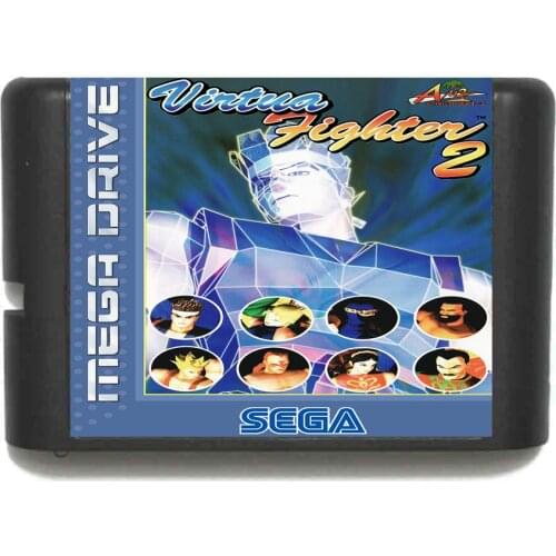 Hottest Virtua Fighter 2 16 bit MD Game Card For Sega Mega Drive For Genesis