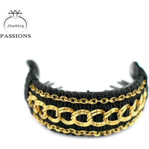 Hot Sale Korea Fashion Round Hair Clips Hairband Vintage Chain Style Design Hairband Headwear Decorative Jewelry For Women&Girl