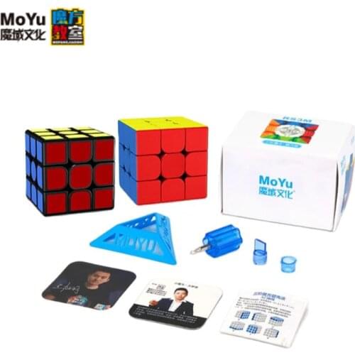 Moyu RS3M 2020 Magnetic 3x3x3 Magic Cube RS3 M Speed 3x3 Cubo Magico Puzzle MFRS3 M Antistress Educational Toys for Kids Gifts