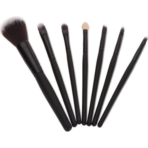 Mini 7pcs/set Makeup Brushes Beauty Tools Set Soft Fiber Foundation Eyeshadow Powder BB Cream Base Brush Cosmetic Tool