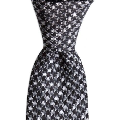 Mens Skinny Silk Necktie Made in Italy 6 Cm Width 145 Cm Length