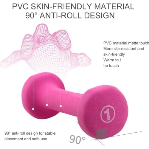 1-15 Lbs Weightlifting Dumbbell Set Non-Slip Men And Women Sports Pure Iron Fitness Equipment For Beginners Home