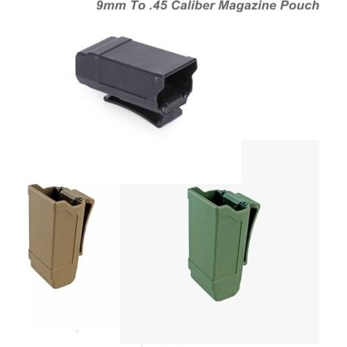 New Single Magazine Carrier Black Magazine Pouch for 9mm To .45 Caliber for GLock Beretta M9 92 P226 HK USP Hunting Mag Pouch