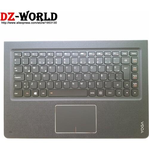 New Palmrest Upper Case With Turkey Backlit Keyboard Touchpad for Lenovo Ideapad Yoga 900-13ISK ISK2 Laptop C Cover 5CB0K48469