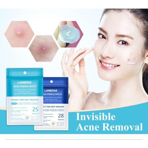 Day + Night Acne Removal Pimple Patch Tea Tree Extract Invisible Stickers Acne Treatment Pimple Remover Face neutral Skin Care