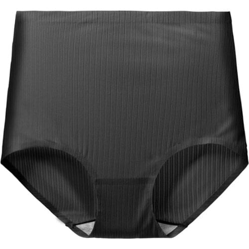 High waist tuck in ice-free triangle comfortable jacquard cotton crotch antibacterial ladies underwear