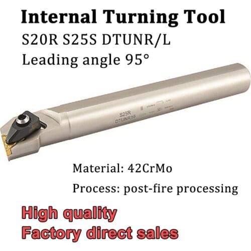 S20R DTUNR DTUNL 16 White Internal Turning Tool CNC Tool Holder For TNMG160404 TNMG160408 Carbide Inserts CNC Lathe Cutter Tools