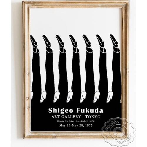 Shigeo Fukuda Exhibition Museum Poster, Optical Illusion Art Design Prints, Visual Tricks Inspiration Creativity Wall Picture