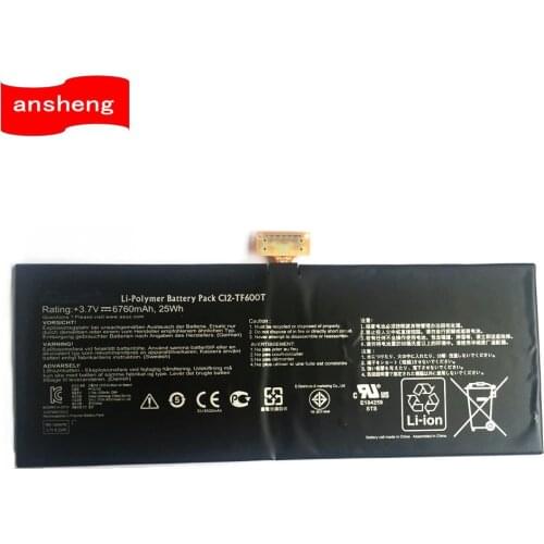 High Quality C12-TF600T TF6PSG3 battery for ASUS VIVO TAB TF600T TF600TG battery