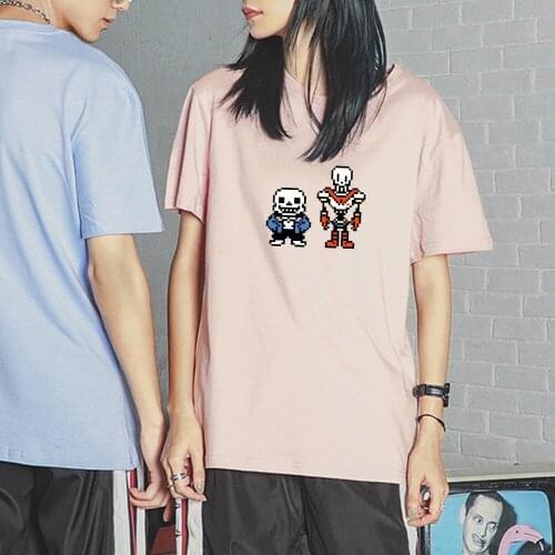 Skull Funny Printed T Shirt for Girls 90s Cartoon T Shirt Women Short Sleeve Street Style Tee Tops Harajuku Cute O-neck T Shirts