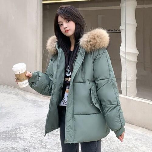 2021 Winter Thick Jacket for Women Solid Ladies Long Coats with Pockets and Zippers Hooded Single Breasted Parkas for Feminina