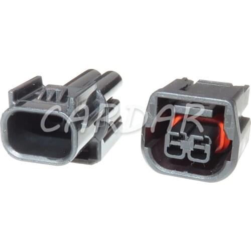 1 Set 2 Pin 6181-6851 6189-7408 LED Light Conenctor Fog Lamp Cable Waterproof Plug For Honda