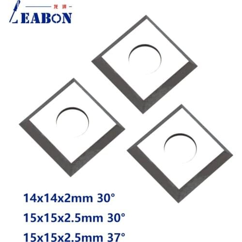 High Quality Carbide Replacable Blade Knife for Woodworking Planer Machine with Spiral Spindle Cutter Head 14mm 15mm