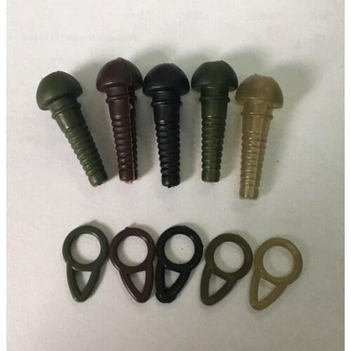 2000 x Safety Sleeves with Run Ring for Carp Fishing-Fits UK 8 Swivels- Making semi-fixed carp rigs - Carp Terminal End Tackles