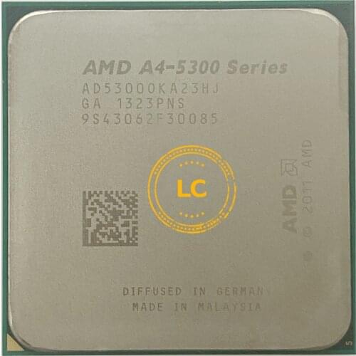 AMD A4-Series A4-5300 A4 5300 A4 5300K A4 5300B 3.4 GHz Dual-Core CPU AD530BOKA23HJ / AD5300OKA23HJ Socket FM2