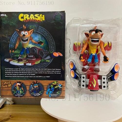 Anime Crash Bandicoot Neca Action Figure Collectible Model Toys Gift Classic Game Toy 18CM