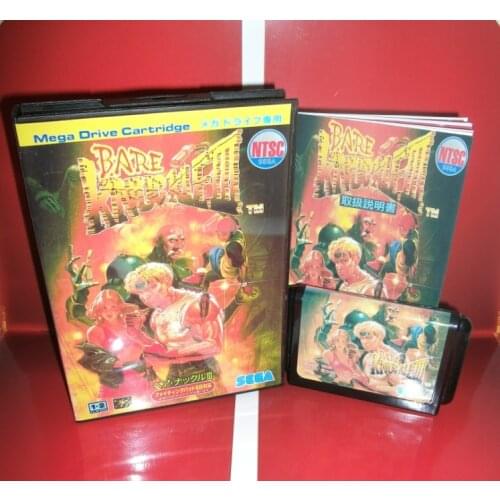 Bare Knuckle 3 - MD Game Cartridge Japan Cover with box and manual For Sega Megadrive Genesis Video Game Console 16 bit MD card