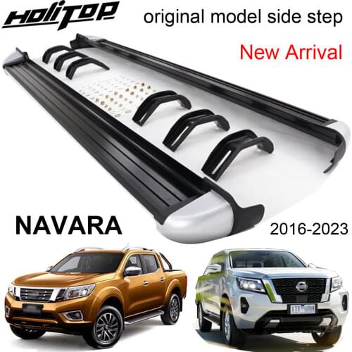OE nerf bar running board side step for Nissan NP300 Navara, high quality,can load 230kg,thicken aluminum alloy,from big factory