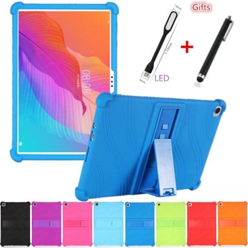 Case For Huawei Enjoy Tablet 2 10.1 inch AGS3-W00D/AGS3-AL00 Kids Friendly Soft Silicone Stand Cover For honor Pad 6 10.1 inch