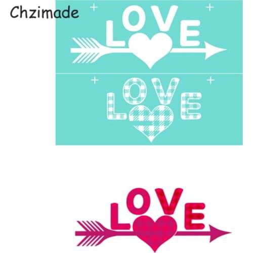 Chzimade Love Self-Adhesive Silk Screen Printing Stencil Mesh Transfers 8.5x11" For T-Shirt Pillow Diy Home Decoration