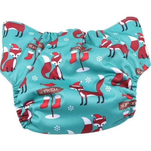 Baby Cloth Diaper Bamboo Charcoal Insert Baby Nappies Washable Eco-Friendly Adjustable Nappy Reusable Cloth Diapers