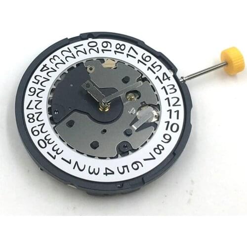 6 Hands single calendar Date at 4 O'clock Quartz Replacement Movement For RONDA Z60 Watch Accessory Spare Parts with Battery