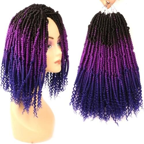 Mtmei Hair 12" Bomb Twist Crochet Hair extensions Passion Twist Hair Coloured Spring Twist Hair Ombre Braiding Hair Extensions