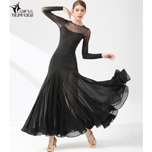 2021 New ballroom dance competition dress dance ballroom waltz dresses standard dance dress women ballroom dress S9073