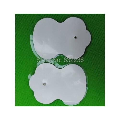 Drop ship 50pcs/lot good quality white Electrode Pads for Tens Acupuncture,Slimming massager , Digital Therapy Machine Massager