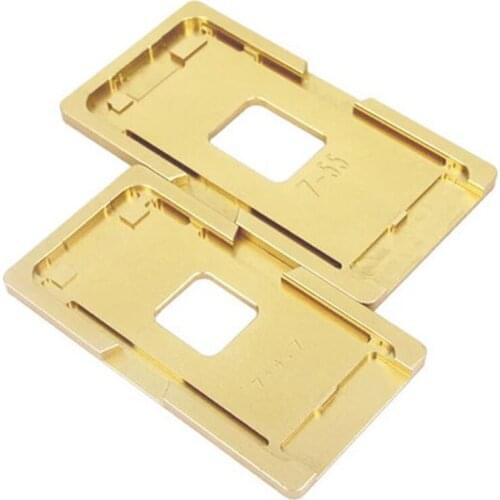 LCD Repair Alignment Laminating Mold Aluminium Touch Screen LCD Glass Frame Assembling Locate Mold For iPhone5 6 6P 7 7P 8 8P