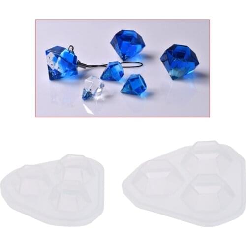 Silicone Mold Diamond Shaped Jewelry DIY Handmade Tools Cake Decoration Dessert