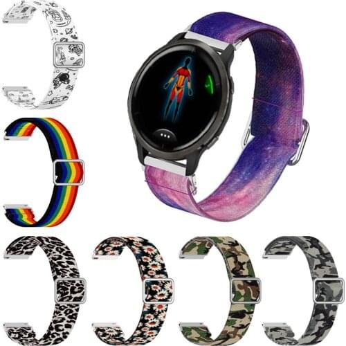 For Garmin Venu 2 Strap Nylon Replacement Wristband Bracelet for Garmin Vivoactive 4 3 Watch Band for Forerunner 245 645 Strap