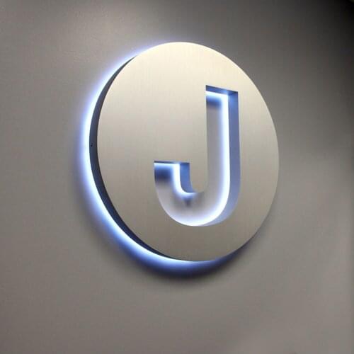 Top quality UV Printed Stainless Steel Channel Letter Free Customized Channel Letter Logo Aluminum Store Bar Office Wall-letter