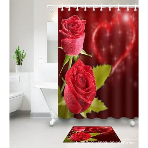 Sweetenlife Waterproof Shower Curtain Fabric Polyester Creative Bath Curtains Printed Pineapple Curtains For Bathroom 180*180CM